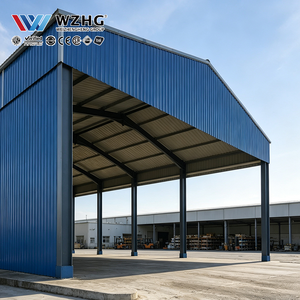 Vigas y Columnas en Forma de H para una Estructura de Acero Prefabricada para Almacenes, Especificaciones de Componentes Acordadas, Opciones de Estructura de Techo - Product Image 1