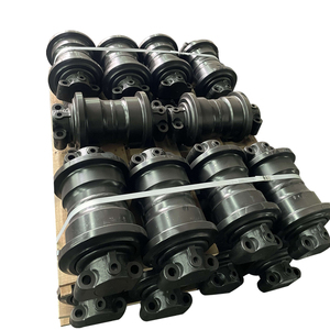 D50 E200b Pc20 R210 <span class=keywords><strong>Sk60</strong></span> Pc200 Con Lăn Theo Dõi Kobel-co Dozer Máy Xúc Dưới Tàu Sân Bay Con Lăn Và Đầu Con Lăn Lắp Ráp - Product Image 4