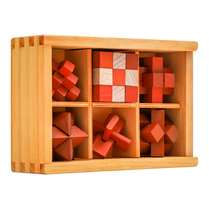 Jeu <span class=keywords><strong>de</strong></span> puzzle <span class=keywords><strong>en</strong></span> <span class=keywords><strong>bois</strong></span> <span class=keywords><strong>pour</strong></span> enfants et adultes, casse-tête éducatif <span class=keywords><strong>pour</strong></span> le développement cognitif et la résolution <span class=keywords><strong>de</strong></span> problèmes - Product Image 2