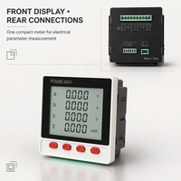 Compteur de puissance numérique LCD triphasé SLS pour la mesure électrique et la surveillance de la distribution de l'énergie