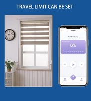 Moteur de store enrouleur rechargeable Matter pour tubes de 18/20/25/28 mm, contrôle à distance via l'application Tuya, compatible Alexa et Google, pour intérieur, chambre et salon