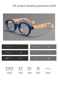 Occhiali da Lettura e Computer Unisex Personalizzabili con Logo, Leggeri e alla Moda, Montatura Retrò a Cerchio Completo, Lenti Anti-Luce Blu e Protezione UV - Product Image 4