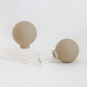 Ensemble de ventouses en <span class=keywords><strong>verre</strong></span> 2 en 1, anti-<span class=keywords><strong>cellulite</strong></span>, ventouses à aspiration sous vide, réduction des ridules, ventouses faciales - Product Image 1