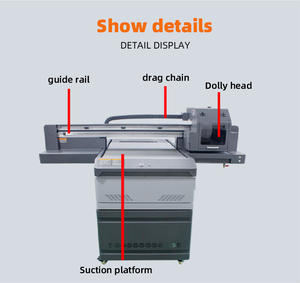 Impressora <span class=keywords><strong>UV</strong></span> de Mesa 6090 I1600 com Cabeça de Impressão de Secagem Rápida, Impressora <span class=keywords><strong>UV</strong></span> DTV de Alta Resolução para Capas de Celular, Vidro, Madeira e Metal - Product Image 2
