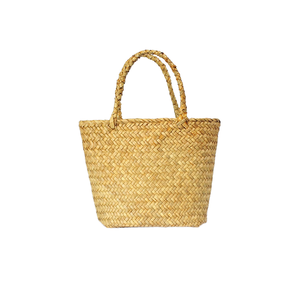 WINTOP Eco-Friendly Seagrass Rectangle Multifunction Straw <b>Flower</b> Gift <b>Basket</b> Handmade Rustic Creative Woven Portable - Product Image 5