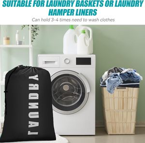 Camping <b>Laundry</b> <b>Bag</b> Durable Rip-Stop Material Large Capacity for Outdoor Travel Camping, Dorm ,<b>Laundry</b> Hamper Liner - Product Image 4