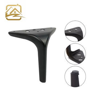 Fabricante personalizado de patas de metal doradas de lujo de 10cm/12cm/15cm con forma de T para sofá, patas de hierro para muebles, económicas para sofá cama y armario. - Product Image 2