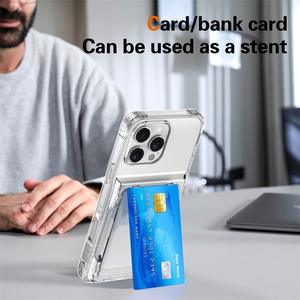 Custodia per telefono trasparente multifunzione con Cover a prova di caduta per <span class=keywords><strong>iPhone</strong></span> 16 15 <span class=keywords><strong>14</strong></span> 13 <span class=keywords><strong>Pro</strong></span> <span class=keywords><strong>Max</strong></span> - Product Image 3