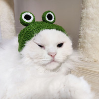 Gorros para Mascotas, Gorro de Lana Tejido para Perros y Gatos, Accesorios de Disfraces, Divertida Transformación, Estilo de Dibujos Animados, Venta al por Mayor