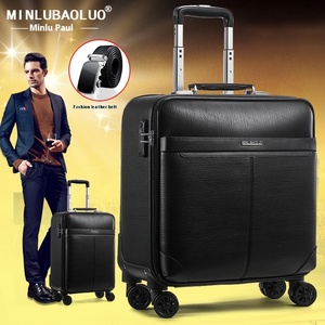 Maleta de Viaje de Negocios de 18 Pulgadas, Resistente y Duradera, con Ruedas de Aluminio ABS, Maleta de Cabina con Ruedas, Maleta con Ruedas Giratorias - Product Image 4