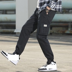 Mens Casual Slim Fit Straight Pantalones largos Techwear Formal Dress <span class=keywords><strong>Cargo</strong></span> <span class=keywords><strong>Jogger</strong></span> - Product Image 6