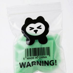 Custom Logo Zip Lock Apparel Packaging <b>Bag</b> <b>Compostable</b> CPE Poly Frosted Slide Material Structure Low MOQ 160 Micron - Product Image 1