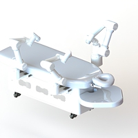 Robot de massage IA LSCURE à 3 bras avec contrôle de la minuterie, grande taille, pour épaules, dos, taille, fessiers, jambes, chevilles – Idéal pour hôtels haut de gamme et salles de sport