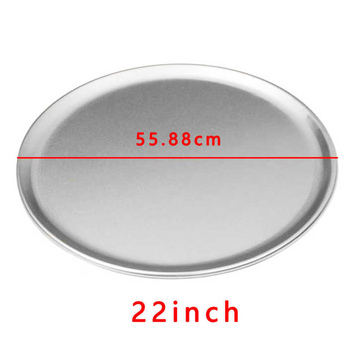 Pizza Pan Set 22 Inch Round Aluminum Pizza Tray Baking Tray