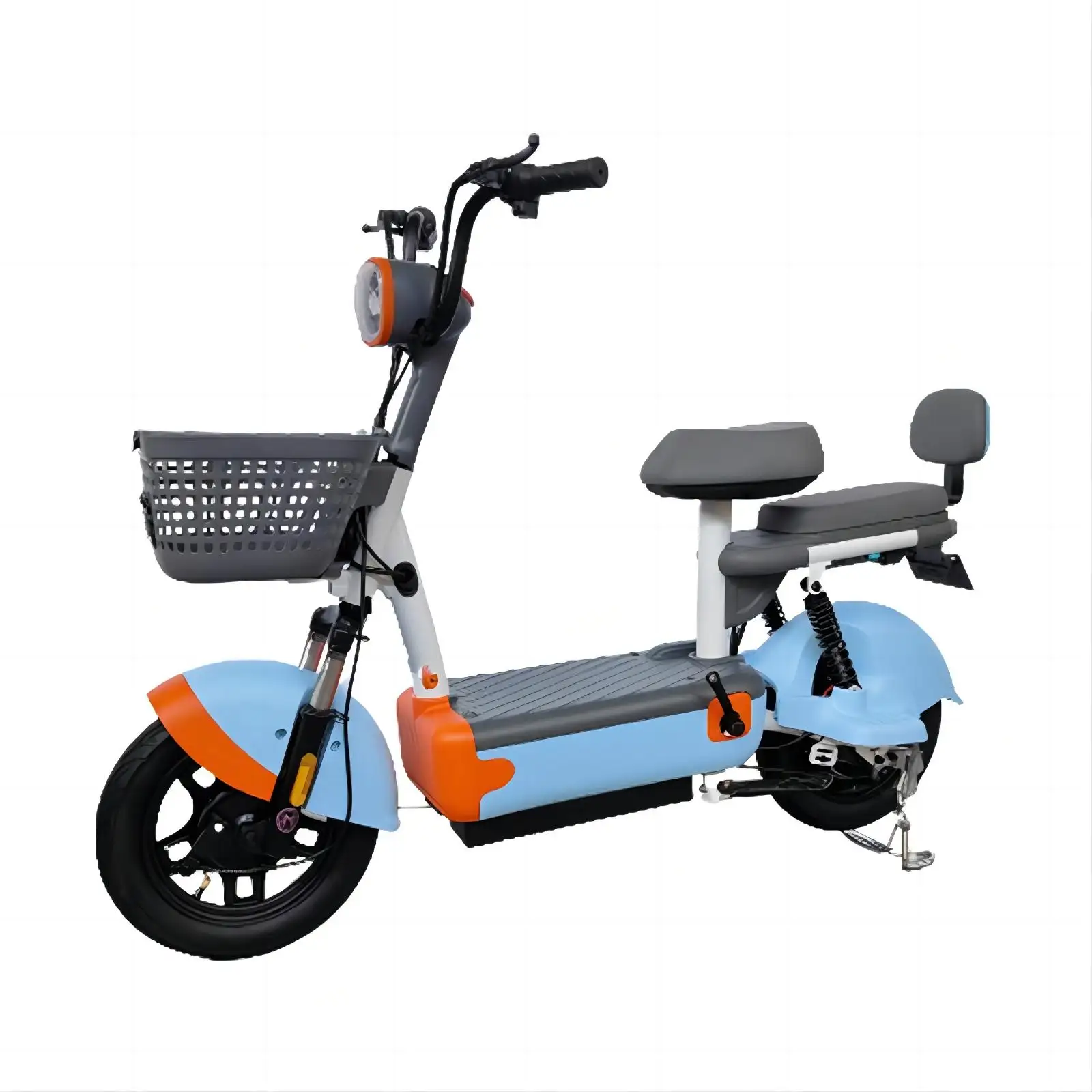 China Venda quente bicicleta elétrica pequena cidade leve lazer cesta dianteira 350w bicicleta elétrica bonito 48v moda menina e-scooter