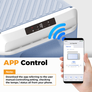 <span class=keywords><strong>Frigorifero</strong></span> per Auto da 60L Elettrico/a Batteria/a Gas - Controllo Temperatura -20~20°C, Ruote Silenziose e Maniglia per Campeggio e Camper - Product Image 6