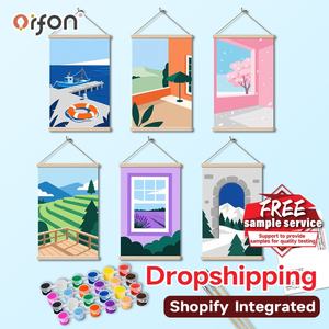 ORFON Healing Little Paintings, 6 Mini Pinturas por Números, Pinturas Decorativas para Colgar, Pinturas DIY. Se Buscan Socios Comerciales - Product Image 1