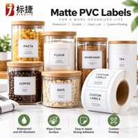 Autocollants personnalisés en vinyle PVC auto-adhésifs en rouleau, impression d'étiquettes, imperméables, découpe Kiss-Cut, logo en feuille d'or, emballage pour petites entreprises BIAOJIE