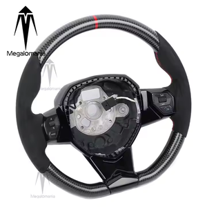 Volant de course en fibre de carbone LED adapté à Lamborghini Aventador <span class=keywords><strong>Huracan</strong></span> Gallardo URUS LP550 LP560 LP570 - Product Image 5