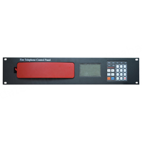 Panel de Control Telefónico para Incendios Tanda TN7000, Sistema de Intercomunicación para Bomberos, Sistema de Emergencia contra Incendios, Pantalla LCD, 4 Zonas, 100 Puntos de Dirección