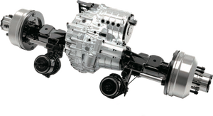 มอเตอร์ไฟฟ้าแบบแม่เหล็กถาวร Brogen รุ่นใหม่ กำลังสูง 100KW 200KW พร้อมระบบขับเคลื่อนเพลาแบบรวม 380V สำหรับยานยนต์ไฟฟ้า - Product Image 2