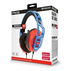 Auriculares para juegos RIG 300 PRO HN Rojo y Azul RIG300PROHNR+B - Product Image 2