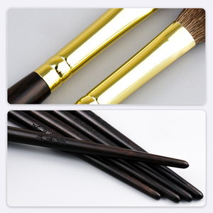 Juego de brochas para ojos de pelo de cabra fino de 10 piezas-Mezcla profesional de sombras de ojos de lana y brochas de <span class=keywords><strong>maquillaje</strong></span> de precisión - Product Image 5