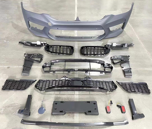 Para <span class=keywords><strong>BMW</strong></span> 2018-2020 Kit de carrocería para G30 actualización a nuevo estilo G30 LCI M5 incluye faldón lateral de parachoques de coche con parrilla para 2021 + nuevo tipo - Product Image 6