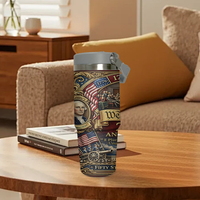 Thermos isotherme personnalisé en acier inoxydable, 250e anniversaire, écologique, durable, 30 oz, design imprimé UV, livraison gratuite aux États-Unis