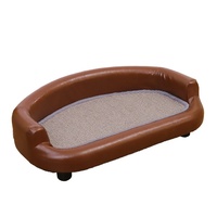 Lit pour chat et griffoir combinés, tapis de canapé rafraîchissant toutes saisons en sisal, confortable pour l'auto-entretenissement des chats