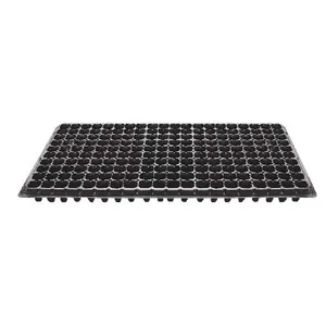 Garden hydroponic plastic black square l corn seedling tray winstrip tray