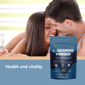 Anpassbare Kleine Beutel 100g Verpackung <span class=keywords><strong>L</strong></span>-Arginin Nahrungsergänzungsmittel <span class=keywords><strong>L</strong></span>-Arginin-Pulver 99% <span class=keywords><strong>L</strong></span>-Arginin - Product Image 2