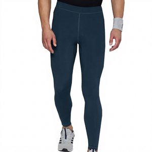 Leggings pour hommes de qualité supérieure, Spandex/Polyester, respirants, taille élastique, fabrication professionnelle, dernier design, personnalisables, complets - Product Image 1