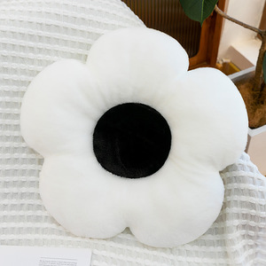 Coussin de dossier en peluche fleur tournesol super doux 35/50cm, idéal pour fenêtre en <span class=keywords><strong>baie</strong></span>, siège de chambre, décoration de chambre - Product Image 6
