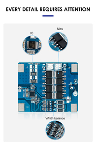 18650リチウム電池PCMBMS <span class=keywords><strong>Lifepo4</strong></span> <span class=keywords><strong>3S</strong></span> 20A 10Aバッテリー保護ボード用 - Product Image 4