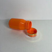 Bouteille en plastique PP PET pour médicaments de 150 ml, 180 ml, 300 ml, avec bouchon à vis, impression sérigraphique pour l'emballage de pilules et de capsules, logo personnalisé