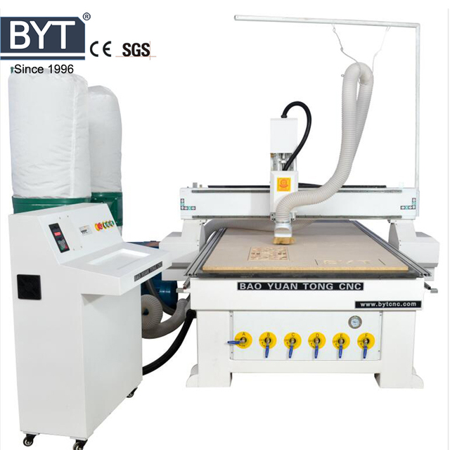 BYTCNC ATC 3D Design Engraving Cnc Router Machine 1325 Cnc Wood Machinery 2030ATC for Mdf Cutting Wooden Furniture Design