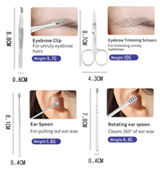 Nouveau Kit de Manucure Polyvalent YD 2026 – 10 Pièces en Acier Inoxydable pour Ongles