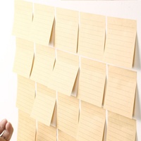 Notes autocollantes personnalisées à forte adhérence, déchirables, réutilisables, en papier kraft épais, grand format, pour bureau, étudiants, créatifs