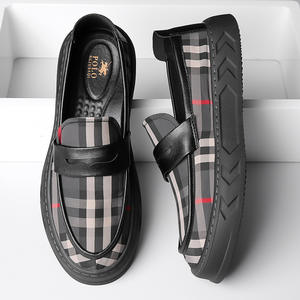 Zapatos Deportivos Retro Cómodos para Hombre, de Caña Alta, con Parte Superior de Cuero Genuino, Cierre con Cordones, Antideslizantes - Product Image 6