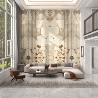 Dalles de pierre frittée blanches de luxe pour revêtements de sol et dessus de table, résistantes aux taches, pour usage intérieur et extérieur