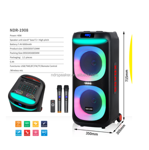 NDR-1908 רמקול צד גדול bt אלחוטי bt רמקולים מערכת שמע J-<span class=keywords><strong>BL</strong></span> partybox <span class=keywords><strong>1000</strong></span> כפול 8 אינץ וופר - Product Image 3