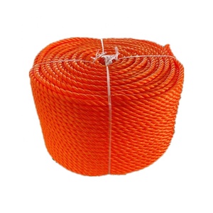 Cordon torsadé en polypropylène polypro, cordon en polyéthylène flottant jaune, 100 pieds, 1/4" - Product Image 5