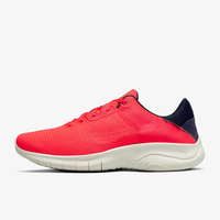 Chaussures de course pour hommes en mesh bicolore rouge et bleu marine, semelle intermédiaire blanche amortissante, respirantes et légères, baskets d'entraînement