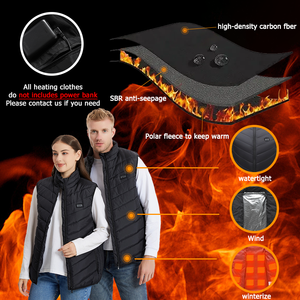 Hot Selling USB Heating <strong>Gilet</strong> 9 Zones Adjustable Light Weight Winter Heated Vest for Men - Product Image 3