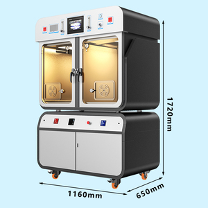 Gabbia Ossigenata Veterinaria ICU Multifunzione in Acciaio Inox 304 a Doppio Piano 110-220V <span class=keywords><strong>per</strong></span> Ospedali Veterinari, Gatti, <span class=keywords><strong>Cani</strong></span>, Uccelli, Conigli - Product Image 5