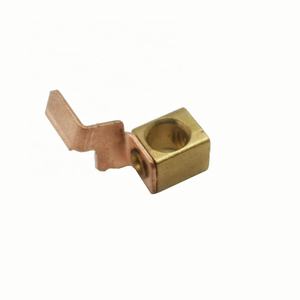 Italia modelo personalizado Metal estampado eléctrico 3 agujeros <span class=keywords><strong>General</strong></span> <span class=keywords><strong>Electric</strong></span> hoja estampado interruptor piezas de latón - Product Image 4