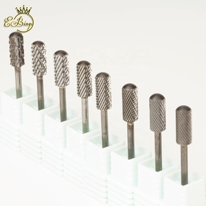 3/32 "Cross Cut 5.35*12.7Mm Kleine Vat Gladde Top F <span class=keywords><strong>M</strong></span> C 2xc 3xc 4xc 5xc Professionele Veiligheid Efile Nail Boor Carbide - Product Image 4