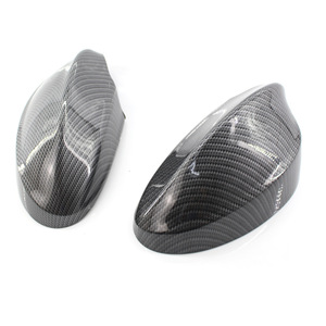 ฝาครอบกระจกมองหลังคาร์บอนไฟเบอร์สำหรับ BMW E90 05-07 ชุดเต็ม ลายพิมพ์น้ำ - Product Image 4