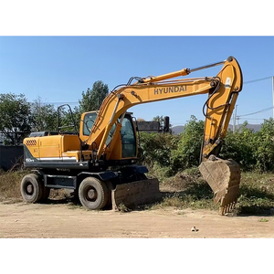 Excavadora Hidráulica Usada de la Marca Coreana Hyundai 150W-9, Rueda 150W-7, Maquinaria de Construcción, Motor Principal, Caja de Cambios, Disponible en Stock - Product Image 1
